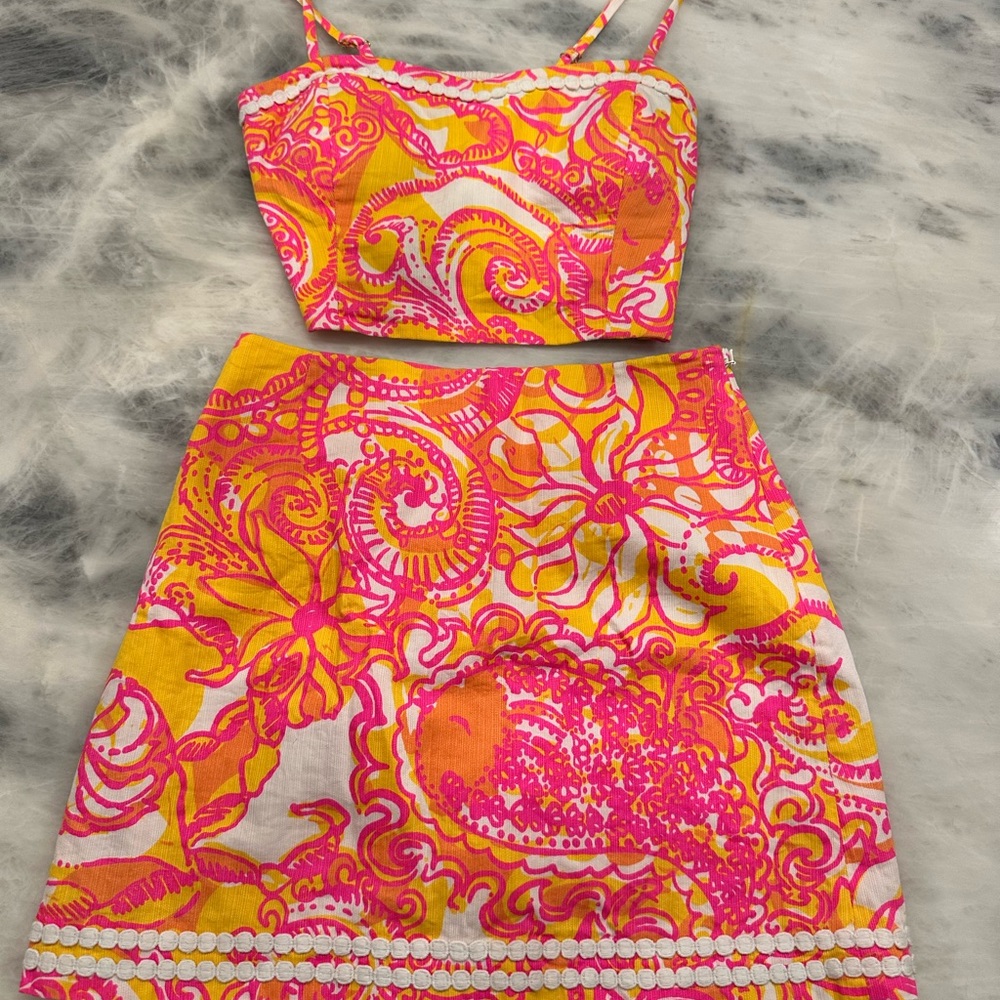 EUC- Lilly Pulitzer Marbella Set, Size 00